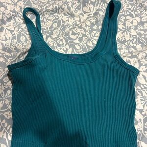 Old Navy dark blue ribbed tank top